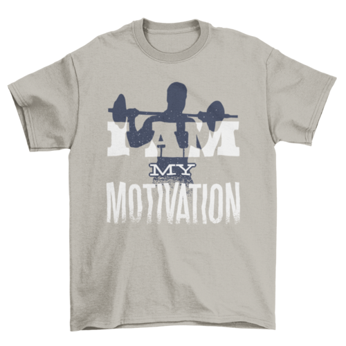 I Am My Motivation Fitness T-shirt